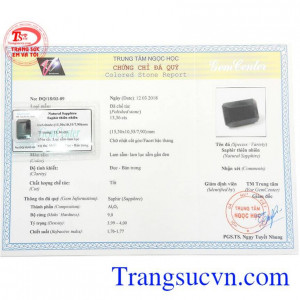 Sapphire Thiên Nhiên Phong Thủy