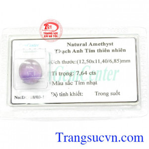 Viên Thạch Anh Tím May Mắn