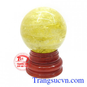 Cầu Thạch Anh Chiêu Tài Lộc 13cm