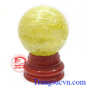 Cầu Thạch Anh Chiêu Tài Lộc 13cm