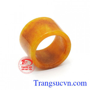 Nhẫn ngọc cẩm thạch bản vuông