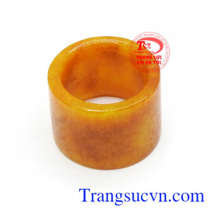 Nhẫn ngọc cẩm thạch bản vuông