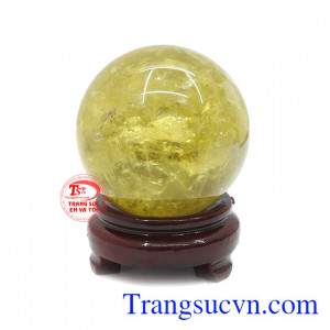 Cầu Thạch Anh Vàng Tài Lộc 8.5cm