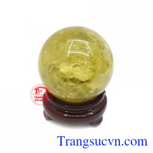 Cầu Thạch Anh Vàng Tài Lộc 8.5cm