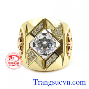 Nhẫn nam bá vương vàng tây