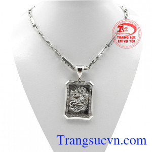 Bộ trang sức rồng vàng trắng