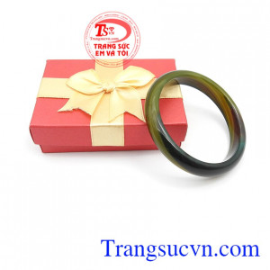 Vòng đá mã não xanh lục