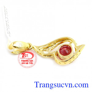 Mặt ruby thời trang