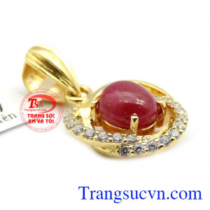 Mặt dây ruby thiên nhiên đẹp