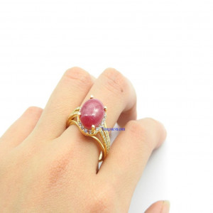 Nhẫn nữ ruby thiên nhiên đẹp