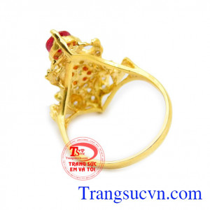 Nhẫn nữ thiềm thừ vàng 18k