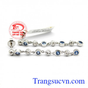 Hoa tai topaz duyên dáng