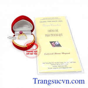 Nhẫn nữ ruby sao đẹp