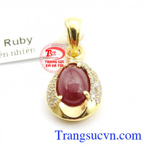 Mặt dây ruby