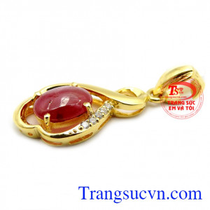 Thích hợp làm quà tặng cho người thân và bạn bè,Mặt dây ruby