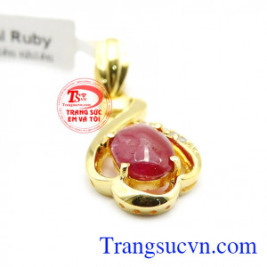 Mặt dây ruby