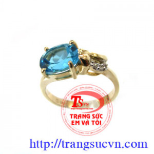 Nhẫn nữ topaz
