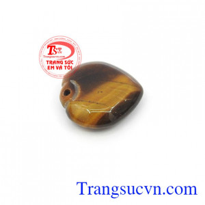 Mặt dây hình Tim đá Mắt Hổ