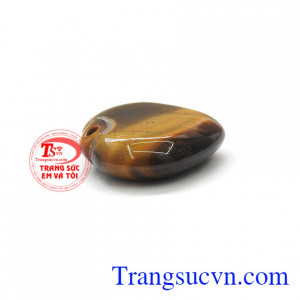 Mặt dây hình Tim đá Mắt Hổ