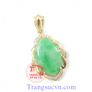 Mặt dây được chế tác trên chất liệu vàng tây 14k,Mặt dây vàng