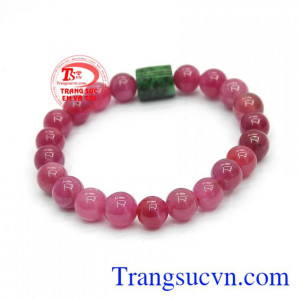 Chuỗi hạt ruby thiên nhiên