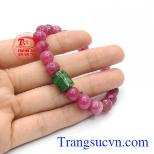 Chuỗi hạt ruby thiên nhiên