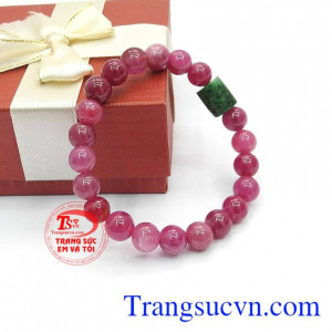 Chuỗi hạt ruby thiên nhiên