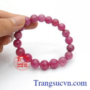 Vòng tay ruby đỏ tím