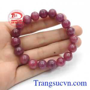 Chuỗi hồng ngọc ruby tròn