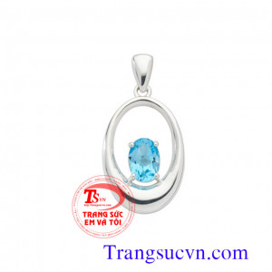 Mặt dây chuyền topaz