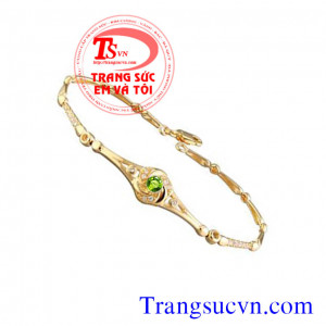 Lắc tay peridot mệnh hỏa