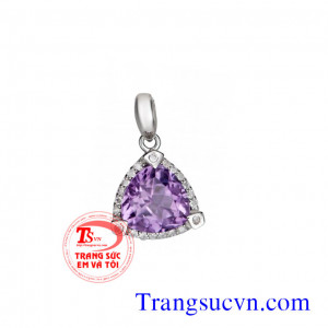 Mặt thạch anh tím thiên nhiên