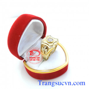 Nhẫn nam vàng tây 10k