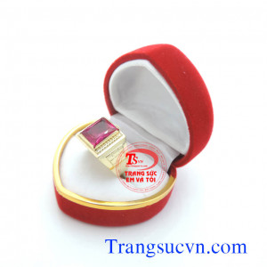 Nhẫn nam bản to thiết kế đơn giản