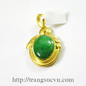 Mặt dây - ngọc cẩm thạch - jadeite - thiên nhiên