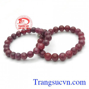 Chuỗi đá quý ruby thiên nhiên