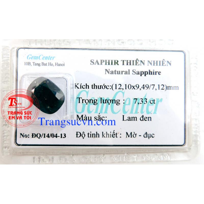 Sapphire tự nhiên đen đẹp