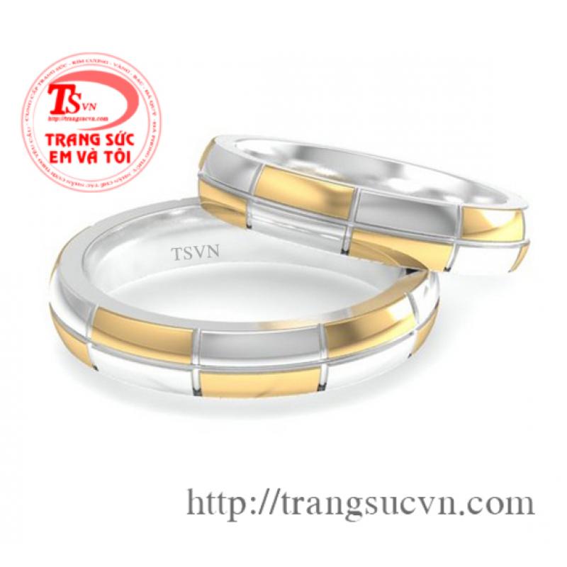 Nhẫn cưới vàng 18K