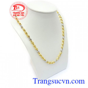 Vòng cổ nam vàng sang trọng