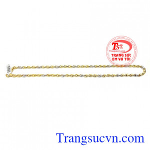 Vòng cổ nam vàng sang trọng