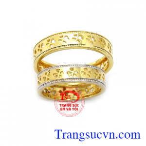 Nhẫn cưới hoa tinh tế