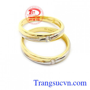 Nhẫn cưới vàng giá rẻ đẹp sang trọng kinh tế cho đôi bạn trẻ