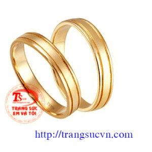 Nhẫn trơn vàng 18k