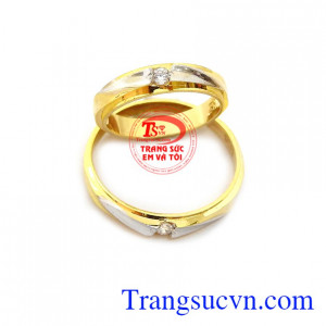 Đôi nhẫn cưới tình yêu đẹp