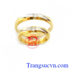 Đôi nhẫn cưới tình yêu đẹp