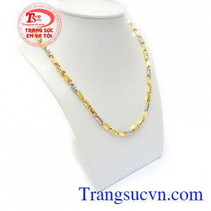 Dây chuyền vàng nam đẹp sang trọng khách hàng ưa chuộng và bình chọn nhiều năm liền đối với sản phẩm dây chuyền vàng