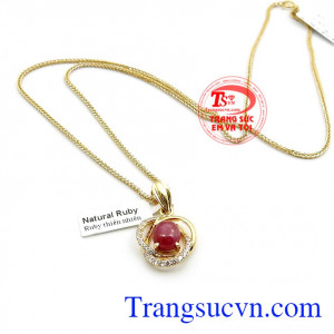 Bộ dây ruby thiên nhiên đẹp