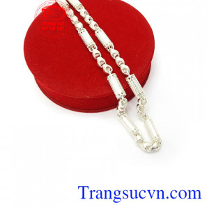 Dây Chuyền Bạc Nam Cao Cấp