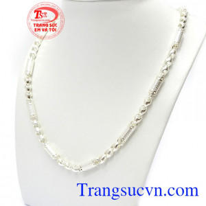 Dây Chuyền Bạc Nam Cao Cấp