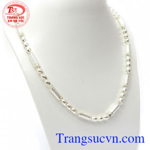 Dây Chuyền Bạc Nam Cao Cấp
